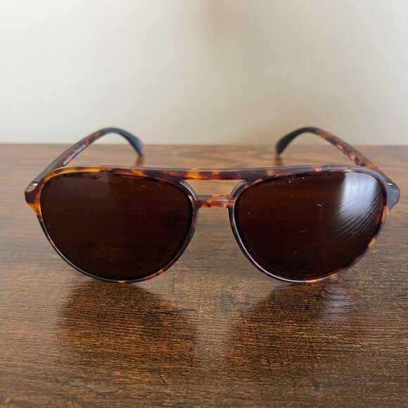 Goodr Amelia Earhart Ghosted Me Tortoise Brown Polarized Sunglasses Frames Only - Picture 1 of 7
